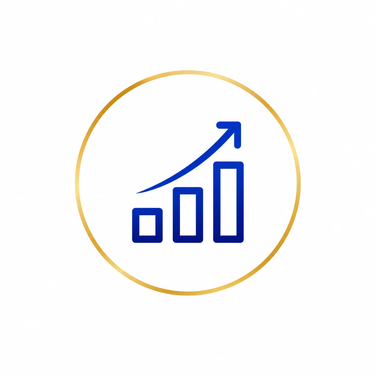 Business growth icon