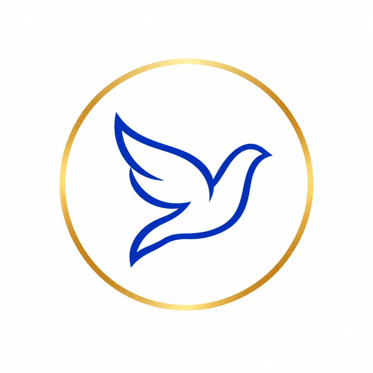 Spiritual coaching dove icon